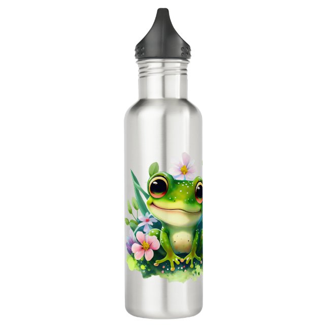 Bouteille D'eau Enfants Happy Grenouille verte (Gauche)