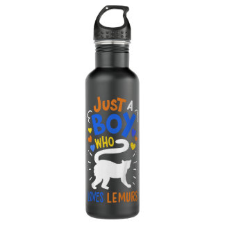 Bouteille D'eau Enfants Lemur Pour Garçons Ou Filles Joli Cadeau L