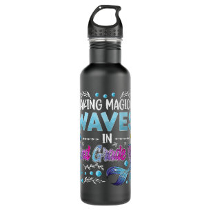 Bouteille D'eau Enfants Mermaid Magique Waves 2e année Deuxième pr