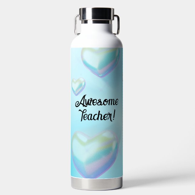 Bouteille D'eau Enseignant génial ! (Avant)