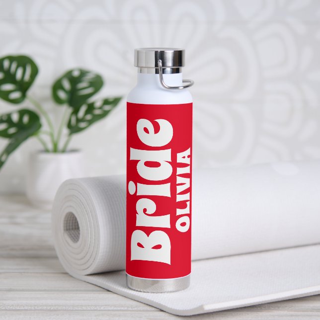 Bouteille D'eau Enterrement de vie de jeune fille de mariée person (Yoga)