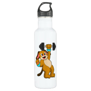 Bouteille D'eau Entraînement de chien à force avec Dumbbell