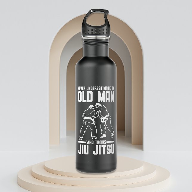 Bouteille D'eau Entraînement Drôle Jiu Jitsu (Créateur téléchargé)