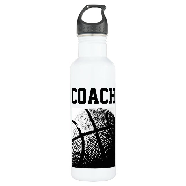 Bouteille D'eau Entraîneur de football | Personalizable (Devant)