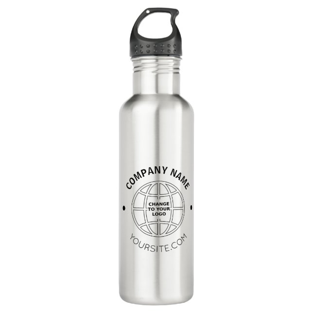 BOUTEILLE D'EAU ENTREPRISE PERSONNALISÉE LOGO ADRESSE WEB 710 ML E (Devant)