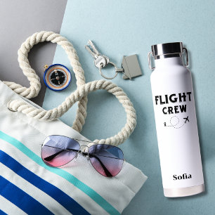 Bouteille D'eau Équipage de vol en avion Vacances modernes en vol