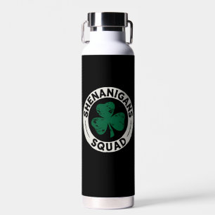 Bouteille D'eau Équipe Shenanigans Saint-Patrick Shamrock
