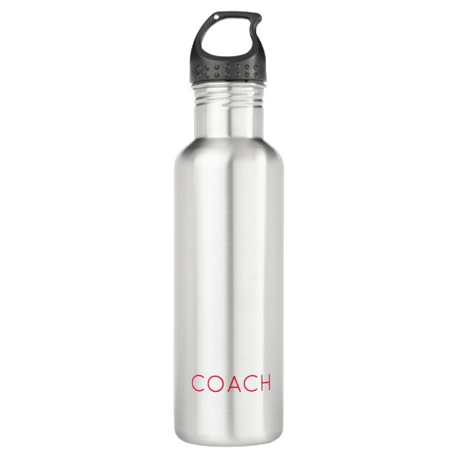 Bouteille D'eau Équipe sportive Spirit Life School COACH Red (Devant)