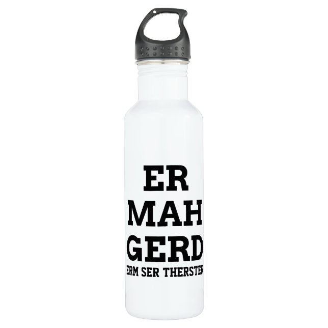 Bouteille D'eau Ermahgerd (Devant)