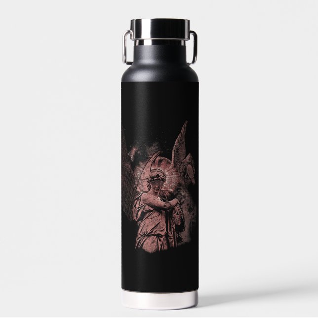 Bouteille D'eau Erreur divine - Techno-Goth Streetwear Design (Avant)