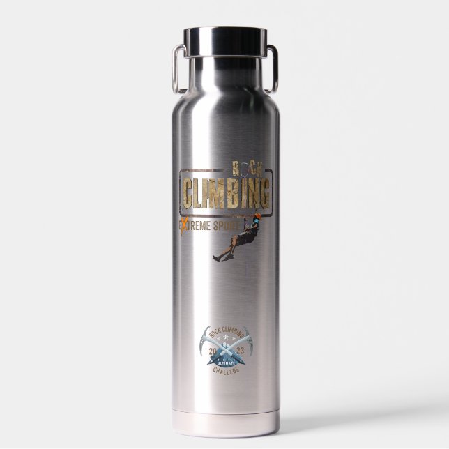 Bouteille D'eau Escalade | (Avant)