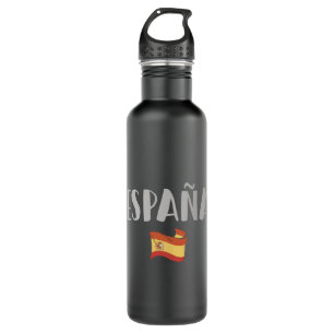 Bouteille D'eau Espagne Football Fan Shirt Drapeau