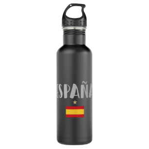 Bouteille D'eau Espagne Football Fan Shirt Drapeau