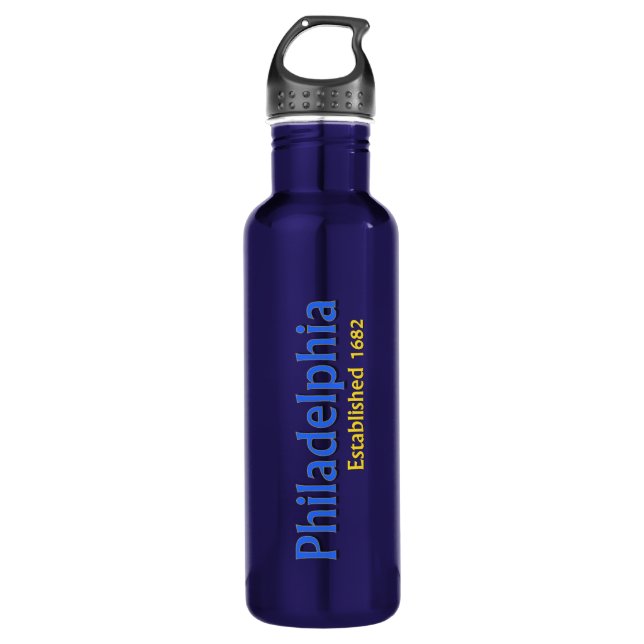 Bouteille d'eau établie de Philadelphie (24 oz) (Devant)