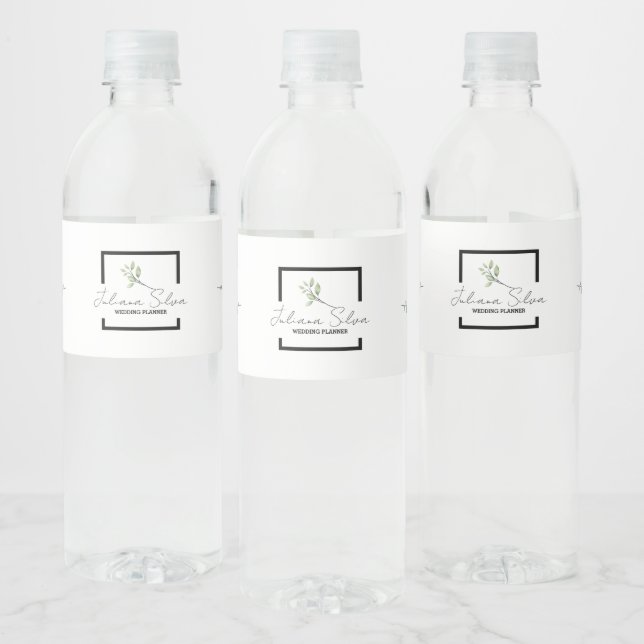 Bouteille d'eau Étiquette personnalisée (Bouteilles)