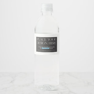 Bouteille d'eau Étiquettes 8 par 2 1/8 pouces