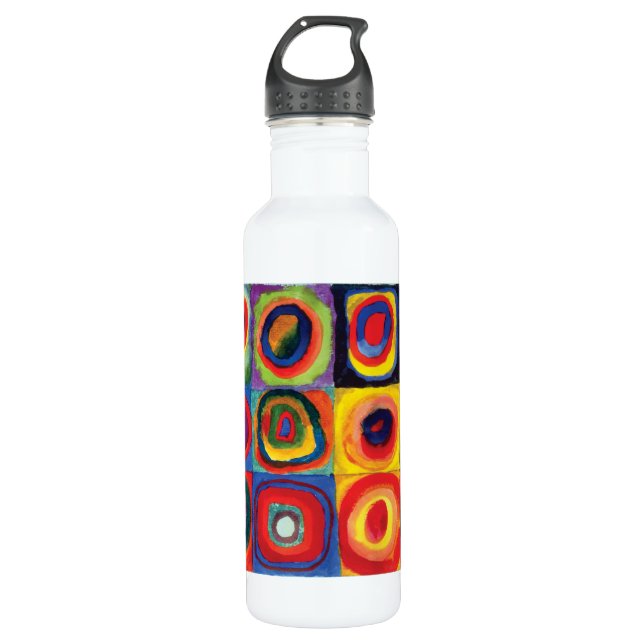Bouteille D'eau Étude de couleur par Wassily Kandinsky (Devant)