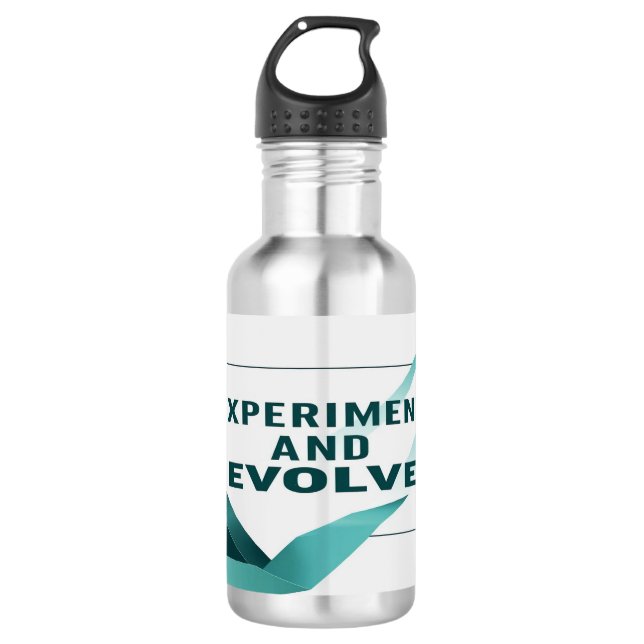 Bouteille D'eau Expérimentez et évoluez 2 (Devant)