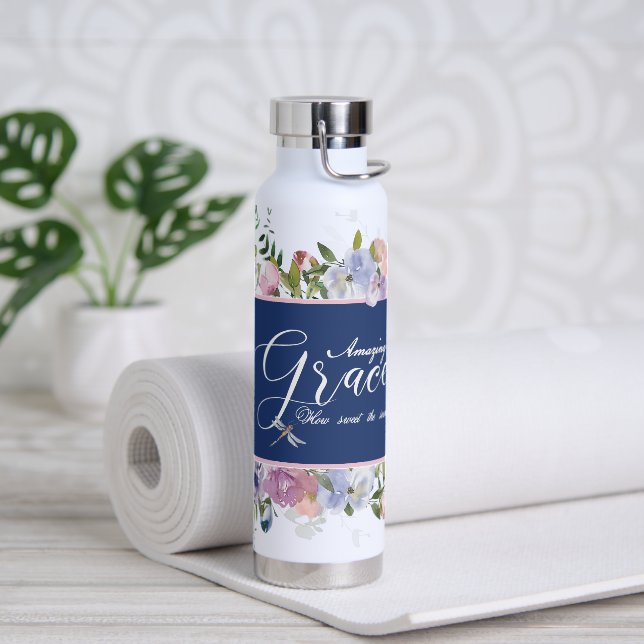Bouteille D'eau Extraordinaire grace florale (Yoga)