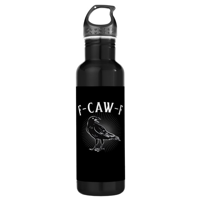 Bouteille D'eau F-Caw-F Funny Casual (Devant)