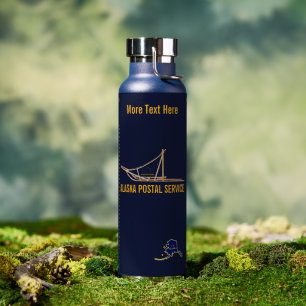 Bouteille D'eau Facteur de traîneau à chiens de l'Alaska