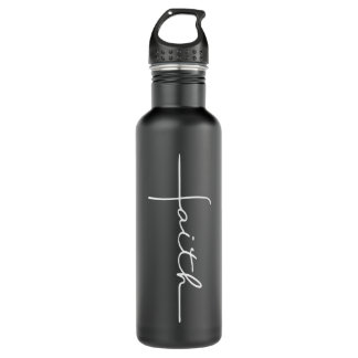 Bouteille D'eau Faith Cross Christian T pour Hommes Femmes Enfants