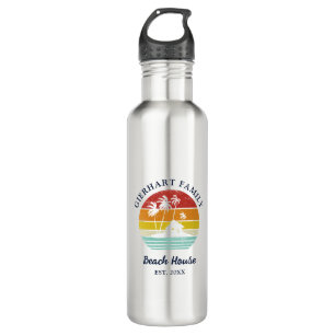 Bouteille D'eau Famille Vacances d'été Beach House Plage Plage Amu
