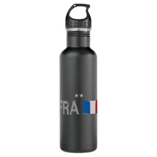 Bouteille D'eau Fan de football France Chemise Française