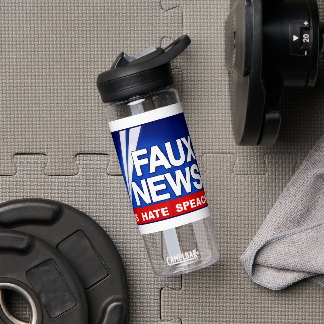 Bouteille D'eau Faux News (Salle de sport (pivotée))