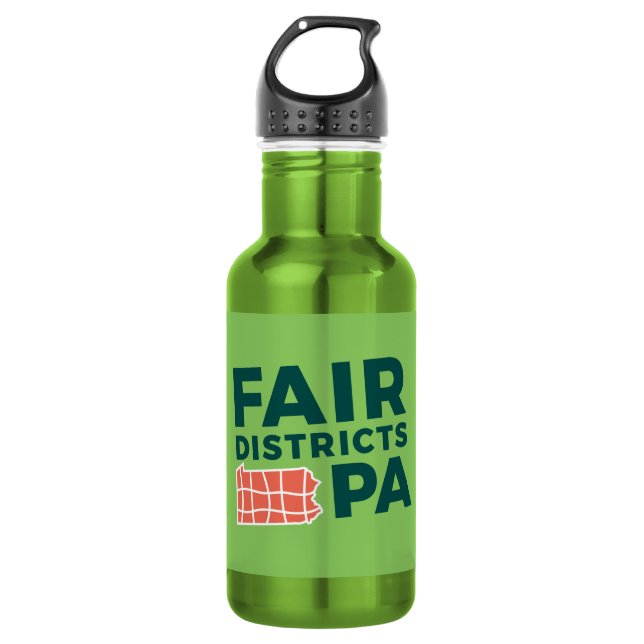 Bouteille d'eau FDPA verte (Devant)