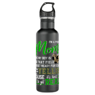 Bouteille D'eau Fier Soccer Maman Soccer Famille de football