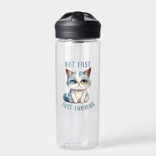 Bouteille D'eau Fiery Feline Spirit - Sassy Angry Cat Design