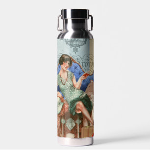 Bouteille D'eau Fille Flapper des Années 1920 à Paris Art