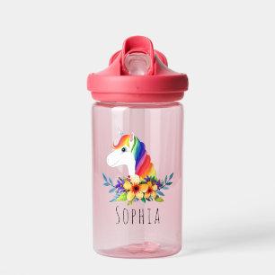 Bouteille D'eau Filles mignonne Magique Arc-en-ciel Unicorn Enfant