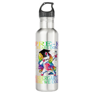 Bouteille D'eau Filles Pré-K Graduation Magique Unicorne Cadeau