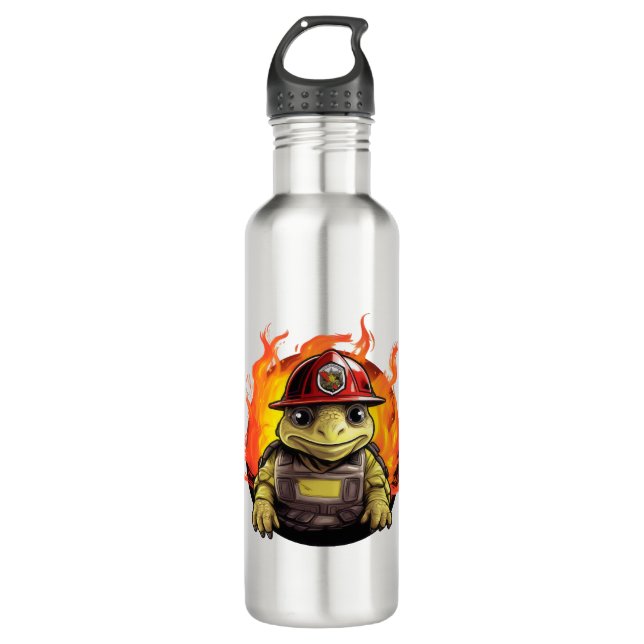 Bouteille D'eau Fire department turtle (Devant)