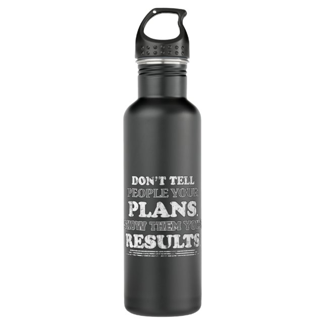Bouteille D'eau Fitness Fitness Sport Exercice Funny Gift Idée (Devant)