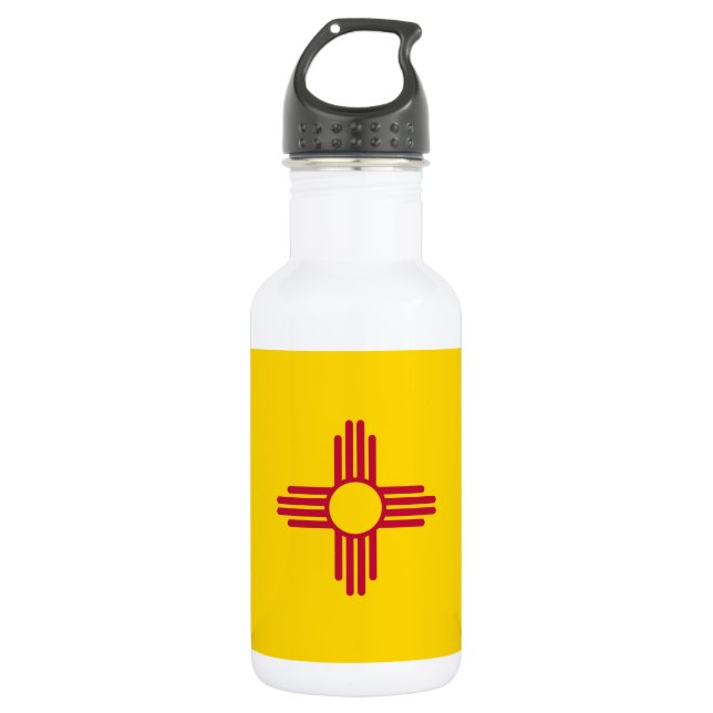 Bouteille D'eau Flag du Nouveau-Mexique (Devant)