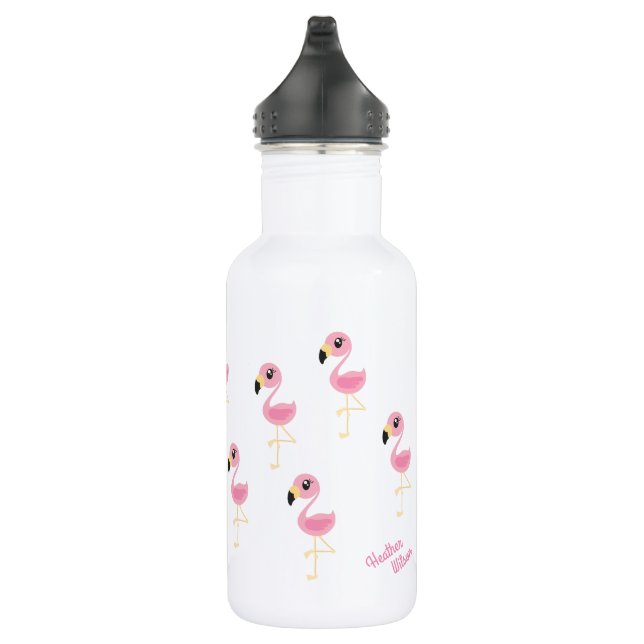 Bouteille d'eau Flamant rose mignonne pour enfants (Droite)