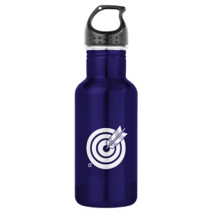 Bouteille D'eau Flèche sur une cible ronde