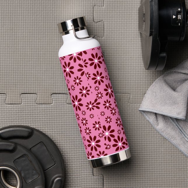 Bouteille D'eau Fleur de marguerite Motif été hiver (Salle de sport)