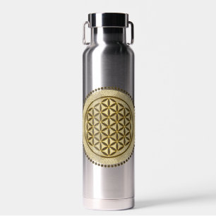 Bouteille D'eau FLEUR DE VIE - Art du Symbole de Géométrie Sacrée