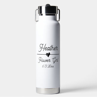 Bouteille D'eau Fleur personnalisée mignonne