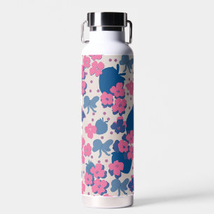 Bouteille d'eau Fleur Sauvage Néon Fraise