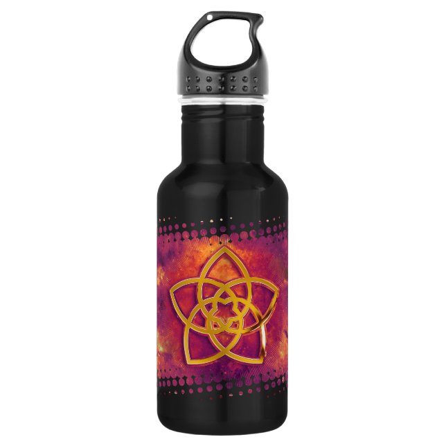 Bouteille D'eau FLEURS DE VENUS / Vénusblume OR UNIVERSE (Devant)