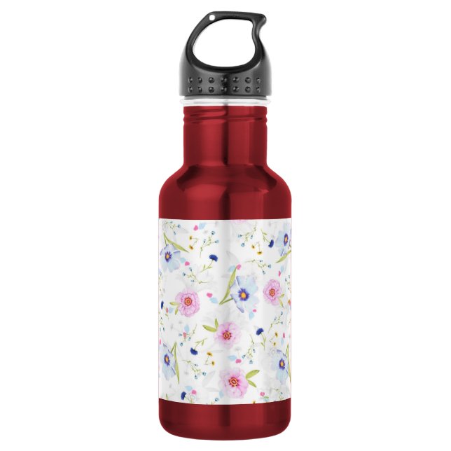 Bouteille d'eau florale (Devant)