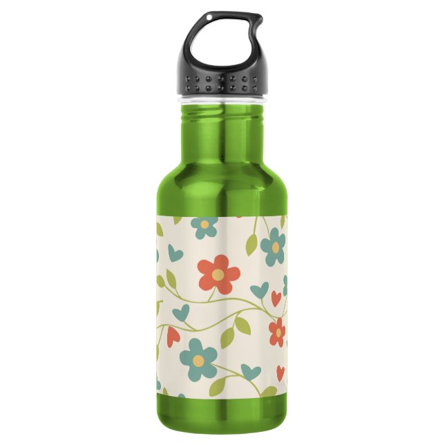 Bouteille d'eau florale (Devant)