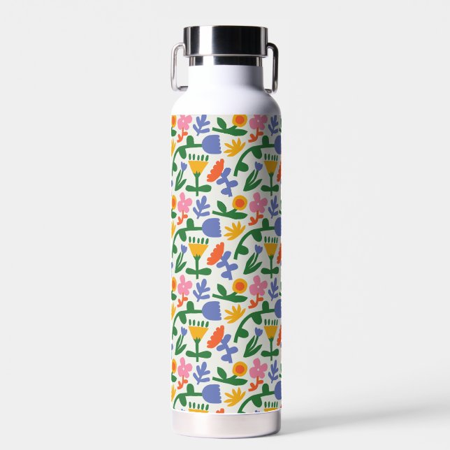 Bouteille D'eau Flore printanière (Avant)