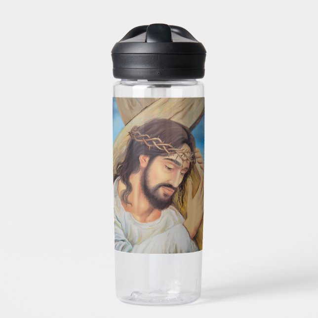 Bouteille D'eau Foi chrétienne Jésus Christ (Extérieur)