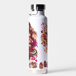 Bouteille D'eau Folle Fête de Thé Chapeautière Fille Wonderland Pa